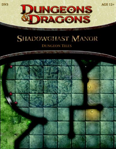 Shadowghast Manor - Dungeon Tiles: A 4th Edition Dungeons & Dragons Accessory (4th Edition D&D)From Wizards of the Coast Games