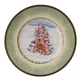 Fitz & Floyd Winter Holiday Portrait Salad Plate