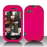 Sharp Kin 2 "PDA" Cell Phone Rubber Feel Hot Pink Protective Case Faceplate ....