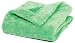 Elegant Baby Microfiber Security Blankie, Silky Satin Back 20" X 20" Green