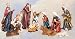 Polyresin Nativity Set in Traditional Italian Colors - 11 Piece Set - 8" Figurines