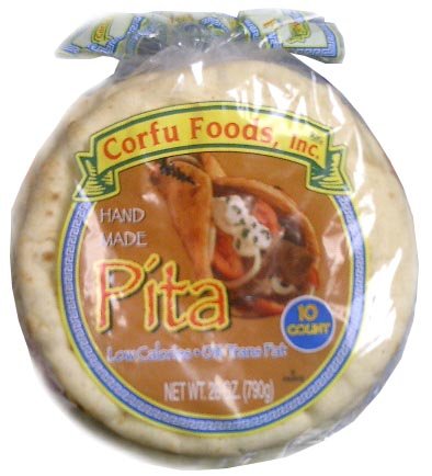 Pita Bread ,10 count, 28oz by parthenonfoods.com
