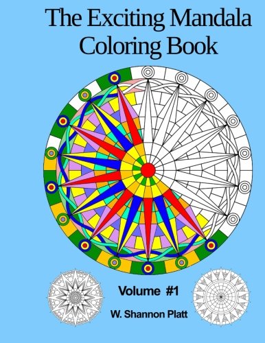 The Exciting Mandala Coloring Book #1: Brilliant Coloring Books