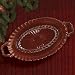 Holiday Classics Oval 17in x 2 1/2in Casserole Server with Handles