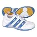 Adidas Stabil 6 Indoor Shoes (Womens) White/Sky/Metallic Silver