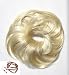 Scunci-like Hair Accessories- Faux Hair Piece Light Blonde Curly Twister with Bracelet & Earring Set