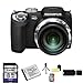 Olympus SP-720UZ Digital Camera + 8GB SDHC Memory + Extra LI-50B Battery + Table Top Tripod, Lens Cleaning Kit, LCD Protector + USB SDHC Reader