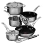 T Fal Jamie Oliver Stainless Steel Non-Stick 9 Piece Cookware Set