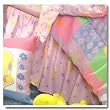 Tweety Bird Tweety Garden Twin Bedskirt