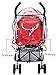 Tojwi Universal Clear Waterproof Rain Cover Wind Shield Fit Most Strollers Pushchair