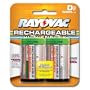 Rayovac NM713-2 Rechargeable NiMH D Batteries (Two-pack)