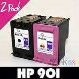 2 pk HP 901 Ink Cartridge Combo Pack CC653AN CC656AN for Officejet J4500 J4580 J4680 J4550 J4640 J4540 Printer Reviews 51FGZq0hQjL. SL160 2 pk HP 901 Ink Cartridge Combo Pack CC653AN CC656AN for Officejet J4500 J4580 J4680 J4550 J4640 J4540 Printer Reviews