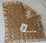 Blankets and Beyond Brown Rosette Swirl Snuggly Lovey