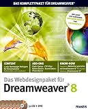 Das Webdesign-Paket für Macromedia Dreamweaver 8. CD-ROM für Windows ab XP. Das Webdesign-Paket für Macromedia Dreamweaver 8. CD-ROM für Windows ab XP.