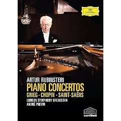 Grieg, Chopin & Saint Saens Piano Concertos   Previn, Rubinstein, London Symphony Orchestra by 
