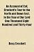 Books : An Account of Col. Crockett's Tour to the North and Down East, in the Year of Our Lord One Thousand Eight Hundred and Thirty-Four