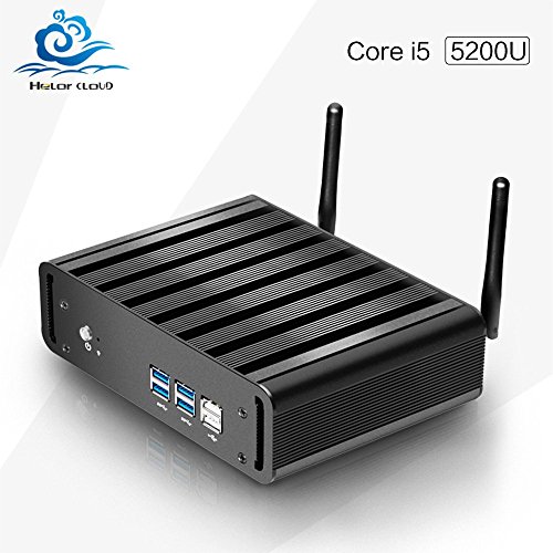 Mini PC Smart TV Box Windows 10 and Linux OS 5th Intel Core i5 5200U HDMI+VGA Mini Desktop Computer (8GB DDR3 RAM 512GB SSD, 5th Intel® CoreTM i5-5200U)