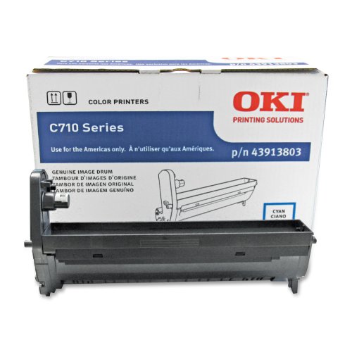 Okidata 43913803 Cyan Image Drum for C710 Series