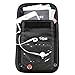 Travel Neck Pouch, RFID Blocking Passport Holder Necklace Wallet Men & Women (Grey)