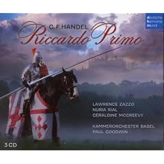 Haendel - Riccardo Primo, re d'Inghilterra / Zazzo . Rial . McGreevy . Mead . Wilson-Johnson . Streetman . Kammerorchester Basel . Goowdin