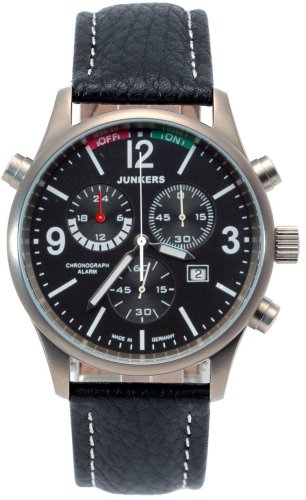 Junkers G-38 Alarm, Chronograph Titanium Watch 6296-2 Junkers G-38 Alarm, Chronograph Titanium Watch 6296-2