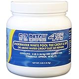 E-Z Patch 4 Fast Set Underwater or Above Water White Pool Tile Grout Repair Kit - 3 Pounds