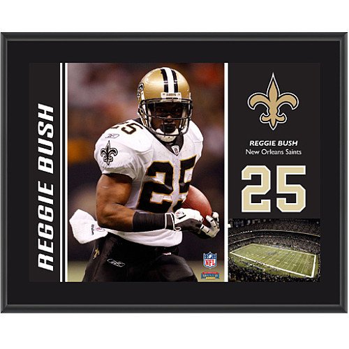 Mounted Memories New Orleans Saints Reggie Bush 10.5 x 13 Sublimated Plaque