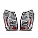 SPPC L.E.D Taillights Chrome Assembly Set for Dodge Magnum - (Pair) Driver Left and Passenger Right Side Replacement