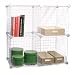 Stacking Wire Storage Cubes - Set of 4 in White