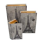 Essential Décor Entrada Collection Book Box, L13.39 by 9.45 by 3.94