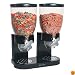 Zevro Dual Dry Food Dispenser, Black/Chrome