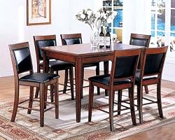 7pcs3-in-1PokerGameCounterHeightDiningTableSet