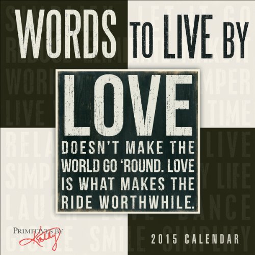 Words to Live By 2015 Mini Calendar