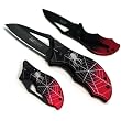 Metalic Spider Pocket Knife - 5 inches compact
