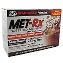 MetRX MET-Rx Meal Replacement powder boxed - Extreme Chocolate 40 -Count Packets Box