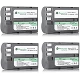 Powerextra 4 Pack Replacement Nikon EN-EL3E Battery for D200, D300, D700 and D80 Digital SLR Cameras For Nikon D70 D80 D90 D100 D200