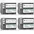 Powerextra 4 Pack Replacement Nikon EN-EL3E Battery for D200, D300, D700 and D80 Digital SLR Cameras For Nikon D70 D80 D90 D100 D200