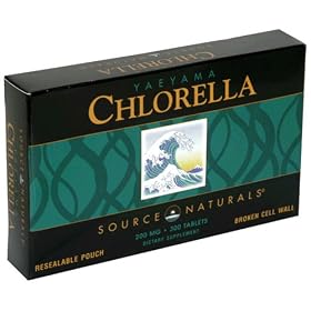 Source Naturals Yaeyama Chlorella, 200 mg, Tablets, 300 tablets (Pack of 2)
