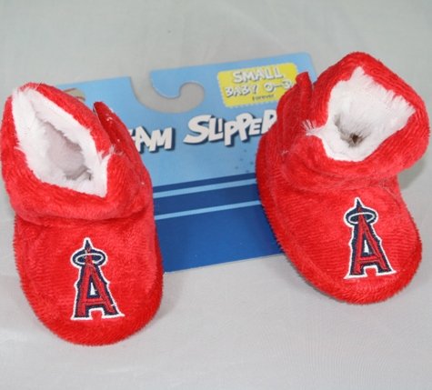 Los Angeles Angels MLB Baby High Boot Slippers