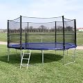 XXL Trampolin 3m Gartentrampolin Plane Netz Leiter T�V