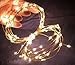 Starry Lights With Remote Control 20 Feet 120 LED Warm White Dimmable String Light. Lights Blink or Fade. Fairy or Flashing Effects.