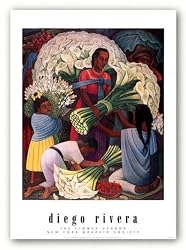 The Flower Vendor by Diego Rivera 23.75"x29" Art Print Poster