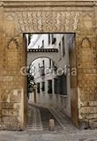Wallmonkeys Peel and Stick Wall Decals - Decorated Entrance Door in Cordoba - 60