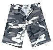 Extra Long Black BDU Cargo Shorts that Hang Below The Knee