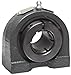 Sealmaster TB-22TC Tapped Base Pillow Block Ball Bearing, Non-Expansion Type, Normal-Duty, Regreasable, Skwezloc Collar, Contact Seals, Cast Iron Housing, 1-3/8" Bore, 1-7/8" Base to Center Height, 3-1/4" Bolt Hole Spacing Width