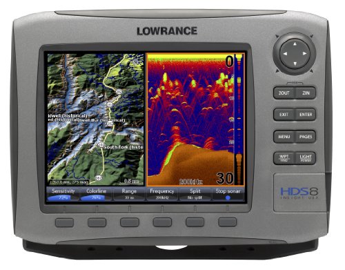 Lowrance HDS-8 8-Inch Waterproof Marine GPS and Chartplotter