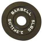 5 LB - 2" BLACK Olympic Plates (FOUR...