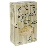 Partners Wisecrackers Low Fat Flatbread Style Crackers, Spicy Pepper Melange, 5-Ounce Boxes (Pack of 6)