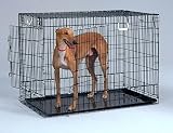 Essential Pet 226SD Dog Crate - Black 2 Door - Large