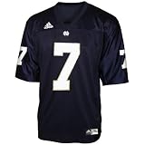 adidas Notre Dame Fighting Irish #7 Navy Youth Replica Football Jersey